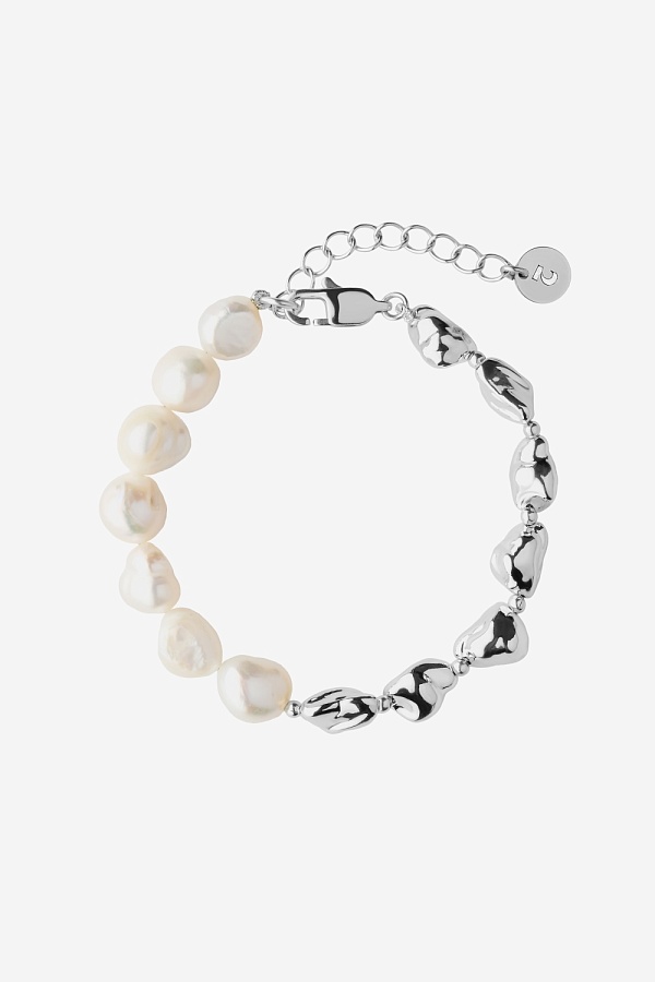 Браслет с натуральным жемчугом