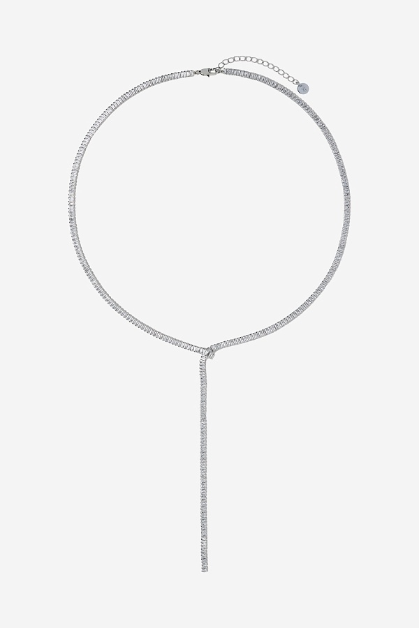 Колье-галстук с камнями