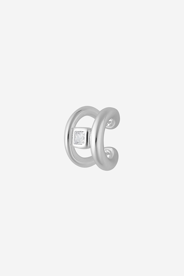 Кафф с прямоугольным камнем