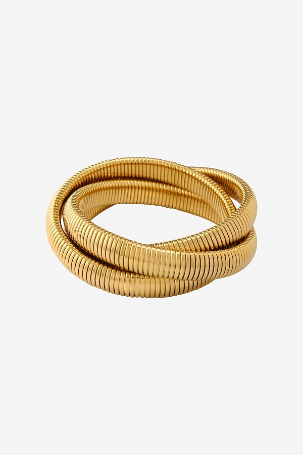 Браслет многослойный из стрейч элементов