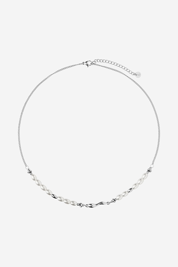 Колье с жемчугом и волной